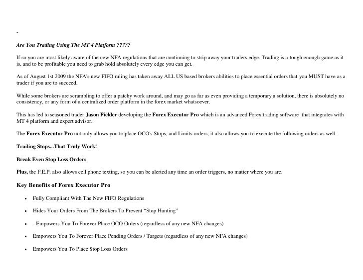 forex executor pro